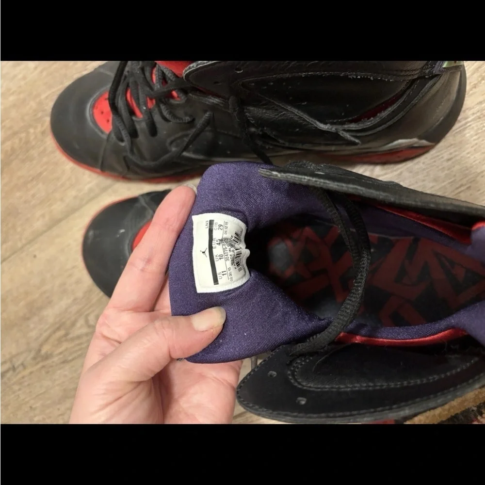 Size 11 - Nike Air Jordan 7 Retro Marvin The Martian 2015 Black Red Purple Green